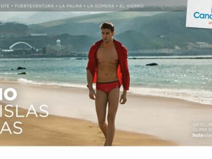 Imagen perteneciente a la campaña de Promotur para promover el turismo Canarias.