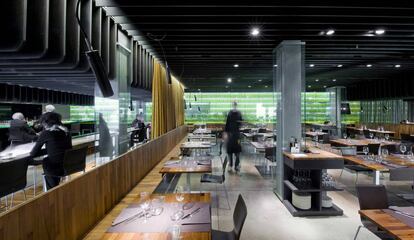 Comedor del restaurante El Merca’o.