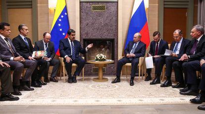 Nicolás Maduro y Vladímir Putin, en un encuentro en diciembre pasado en Moscú.
