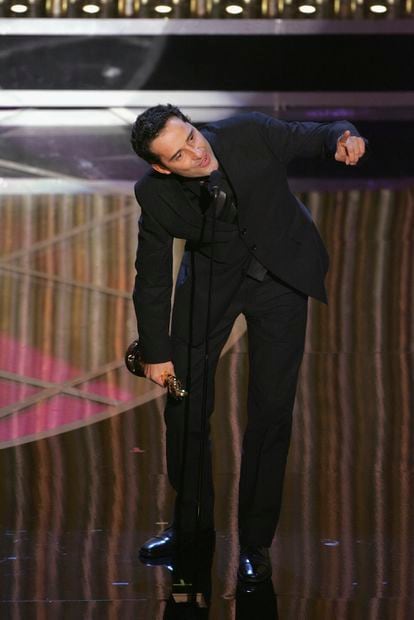 Drexler recoge el Oscar en 2005. 
