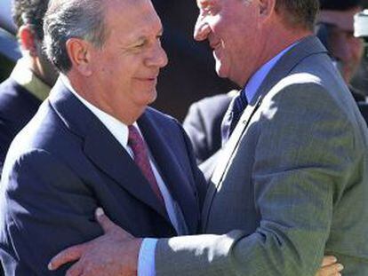 Ricardo Lagos y Juan Carlos I.