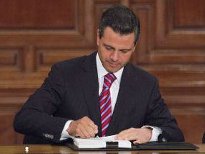 Peña Nieto, este lunes.