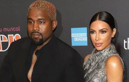 Kanye West y Kim Kardashian, en Nueva York, el pasado 4 de diciembre.