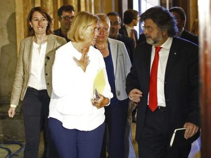 Núria de Gispert i Antoni Castellà, la setmana passada al Parlament.
