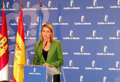 La presidenta de Castilla-La Mancha, Dolores de Cospedal.