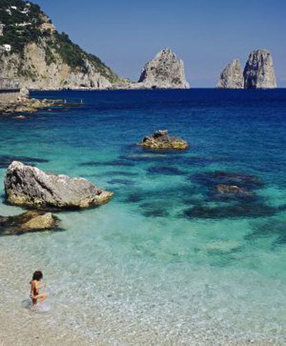 Playa de Marina Piccola.