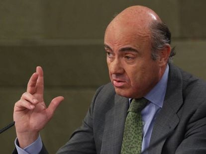 Luis de Guindos, Ministro de Econom&iacute;a, Industria y Competitividad