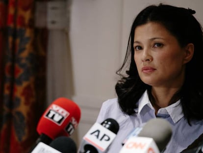 La actriz Natassia Malthe se declara v&iacute;ctima de abuso sexuales por parte de  Harvey Weinstein