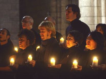 Intérpretes de gospel que intervendrán en el teatro Fernán Gómez.