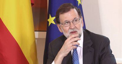 Mariano Rajoy, en La Moncloa.