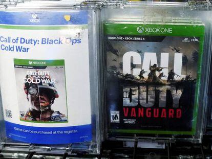 Juegos de Call of Duty, de Activision, en una tienda de Manhattan (Nueva York).