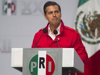 Pe&ntilde;a Nieto, durante su intervenci&oacute;n en la asamblea. 