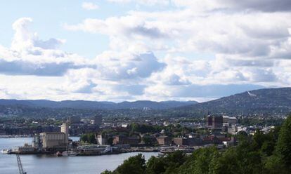 Vista de Oslo desde Ekeberg.