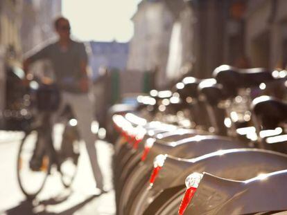 Bicicletas listas para su uso urbano.
