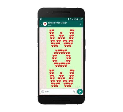Con esta app podemos crear divertidos mensajes a partir de emoji