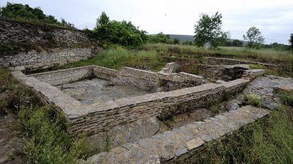 Una imagen de la muralla sur del yacimiento de Iruña-Veleia, donde se realizará la primera intervención.