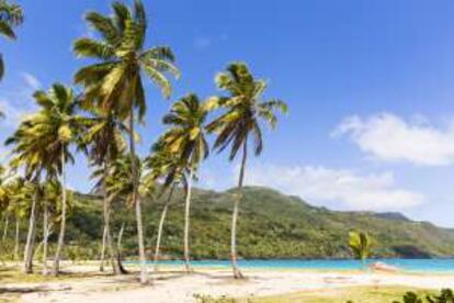 Una playa en Samaná (República Dominicana).