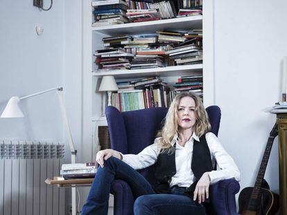 Christina Rosenvinge, en su casa en Madrid.