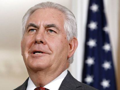 El secretario de Estado, Rex Tillerson.