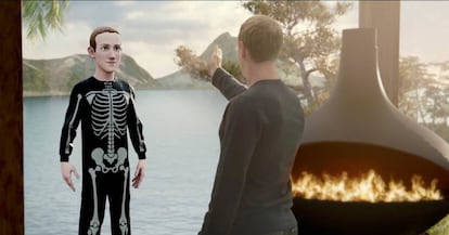 Mark Zuckerberg apresenta seu avatar no metaverso.