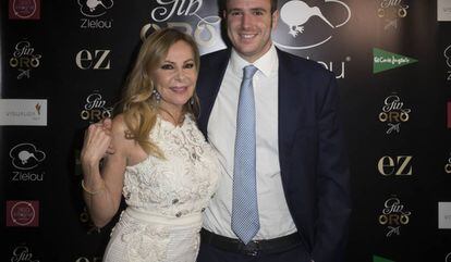 Ana Obregón, con su hijo Alex