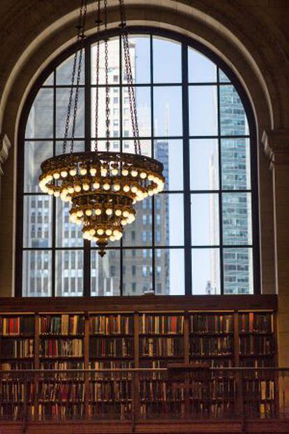 Sala de lectura de la New York Public Library.