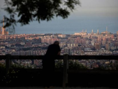 Vista de la ciutat de Barcelona.