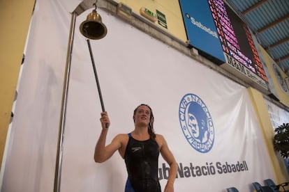 Belmonte celebra la pasada semana su récord mundial de 1.500m.