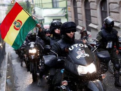 Las fricciones con la policía marcan la salida del mandatario boliviano