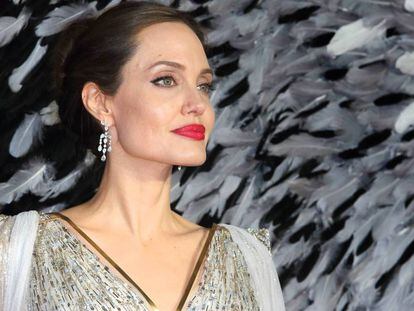 Angelina Jolie, en el estreno de 'Maléfica, en Londres, en octubre.