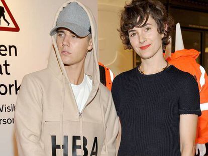 Justin Bieber y Karla Welch, en Nueva York en 2015.