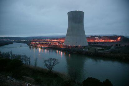 La central nuclear de Asc&oacute;.