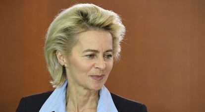 La ministra de Defensa alemana, Ursula von der Leyen, en septiembre en Berl&iacute;n.