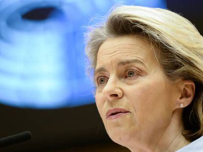 Ursula von der Leyen, presidenta de la Comisión Europea. 