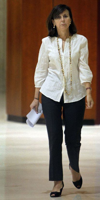 La presidenta del Tribunal Constitucional, María Emilia Casas, en 2009.