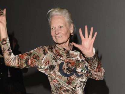 Vivienne Westwood en la Semana de la Moda de Londres, el pasado 14 de septiembre.