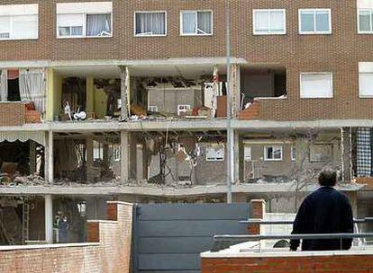 Edificio de Leganés en una de cuyas viviendas se suicidaron siete de los terroristas del 11-M.