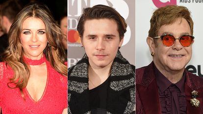 Brooklyn Beckham - Elizabeth Hurley y Elton John


El vástago mayor de Victoria y David, fotógrafo, modelo y estrella en ciernes, tiene como padrinos a dos de las grandes celebridades del show business británico.