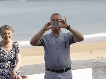 San Sebasti&aacute;n.Photo Call de la pel&iacute;cula &quot;The railway man (Un largo viaje)&quot;, de Jonathan Teplizky 
 