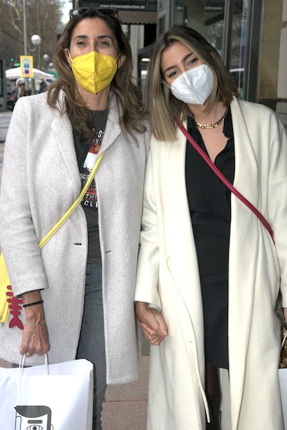 Paz Padilla y su hija Anna Ferrer.