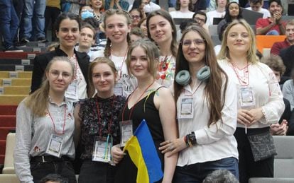 Delegación de Ucrania en el mundial de física
