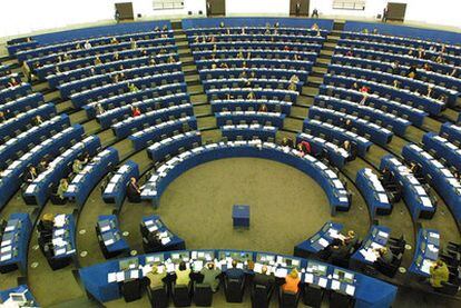 Vista del hemiciclo del Parlamento Europeo de Estrasburgo.