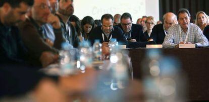 Artur Mas, durante el Consejo Nacional del partido celebrado este sábado en Bellaterra.