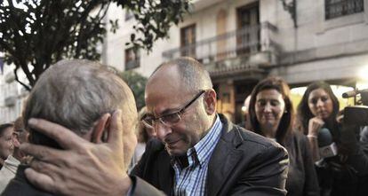 Francisco Rodríguez el día de su dimisión