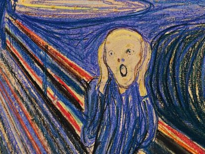 La obra m&aacute;s famosa de Munch, &#039;El grito&#039;.