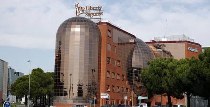 Antigua sede de Liberty Seguros, en Madrid.