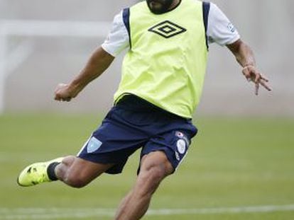 El jugador de Guatemala Carlos Ruiz.