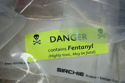 Bolsas de heroína, adulteradas con fentalino.