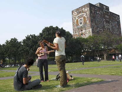 El campus central de la Universidad Nacional Autónoma de México (UNAM).