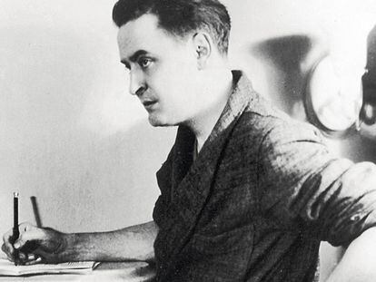 El novelista estadounidense Francis Scott Fitzgerald.
